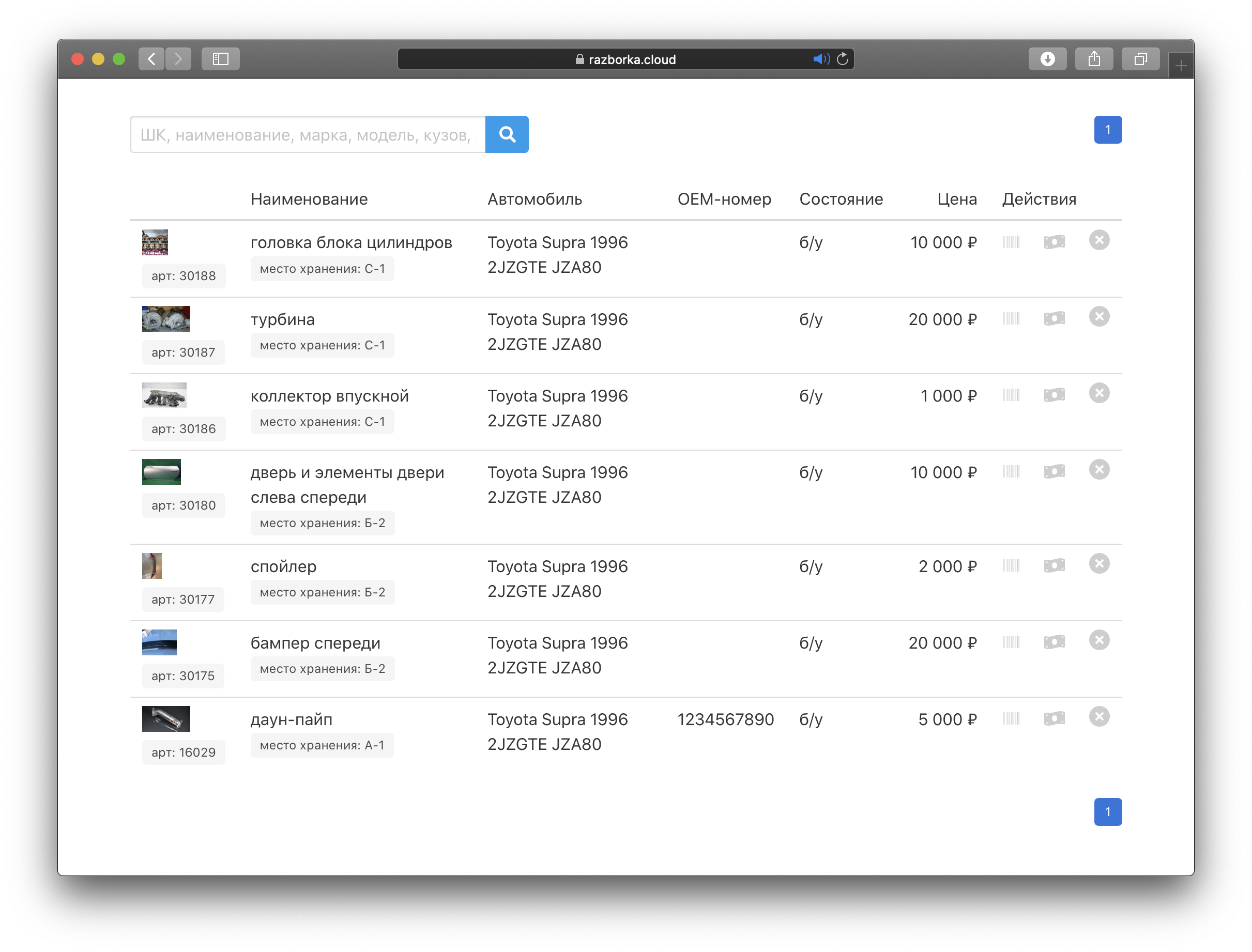 Места хранения